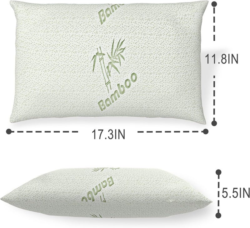 GIVANLEE 3 Pack Camping Pillow for Sleeping,Shredded Memory Foam Travel Pillow Compact & Packable with Storage Bag,Soft Cover,Small Pillow for Backpacking Hiking Gear & Accessories - Image 2